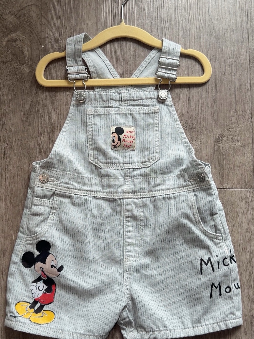 ZARA Mickey Mouse Kids Overalls Shorts